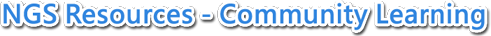 NGS Resources - Community Learning